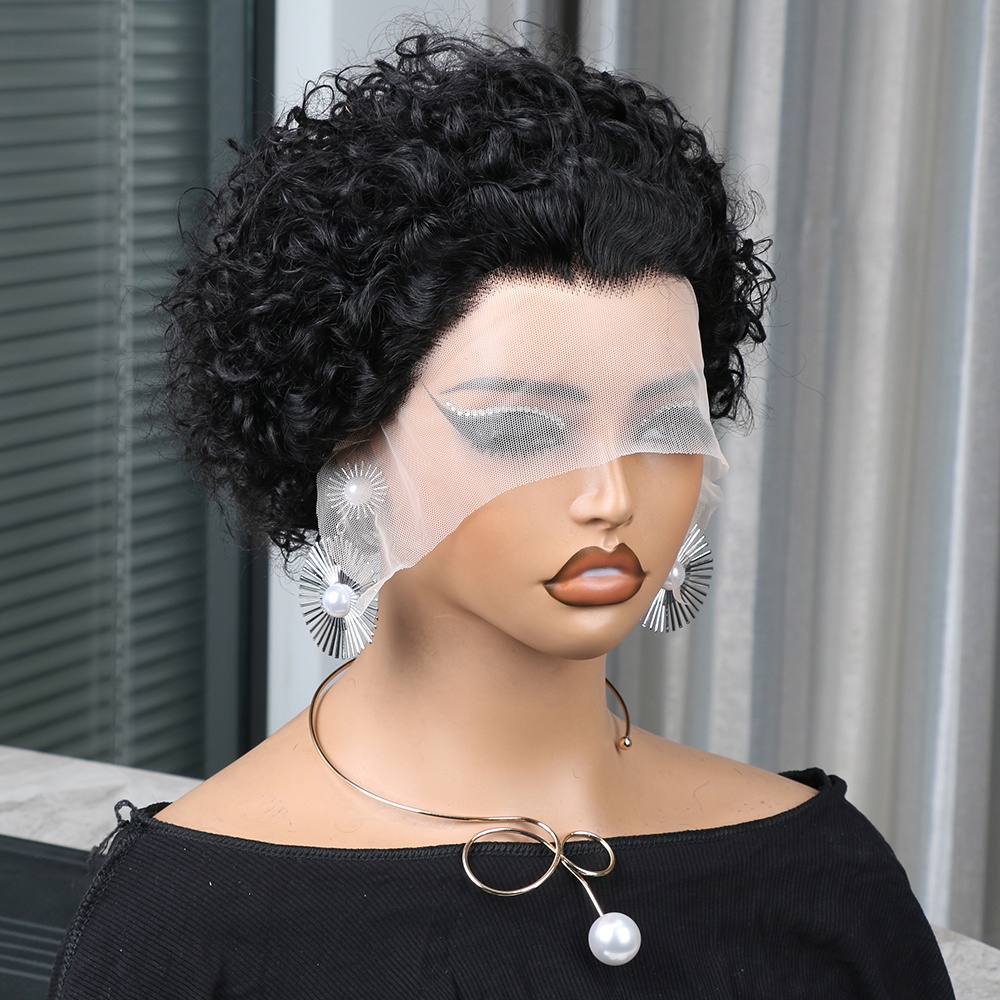 Short Pixie Cut Wig Human Hair Cheap - Парик Pixie Cut из натуральных волос,