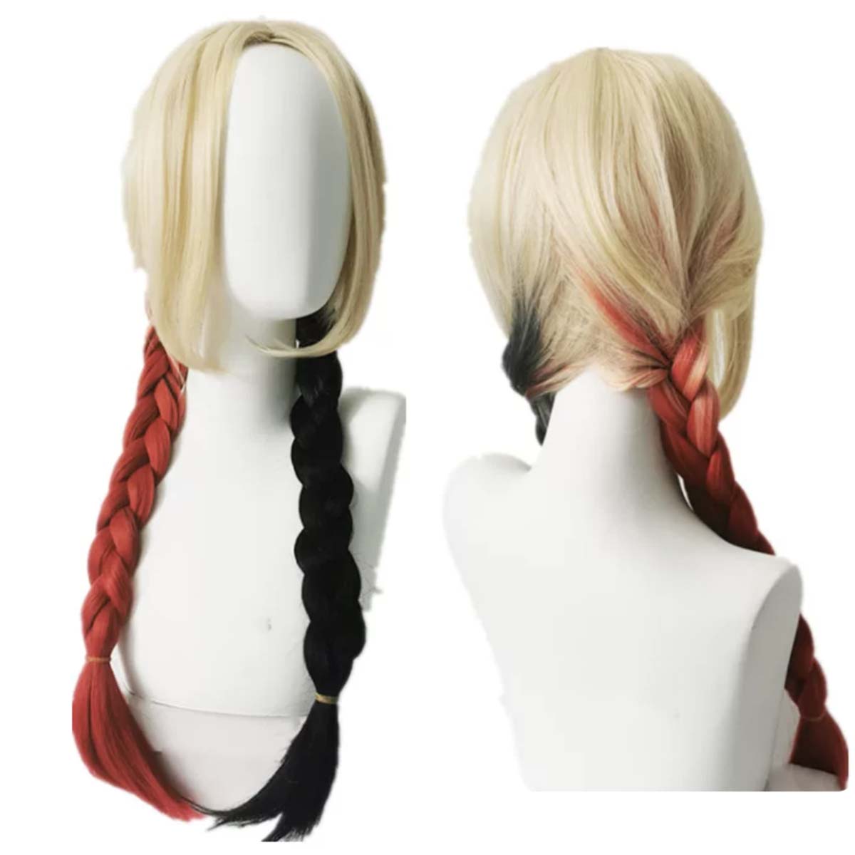 Synthetic Braided Wigs For Black Women - Женский парик для косплея Харли Квинн,