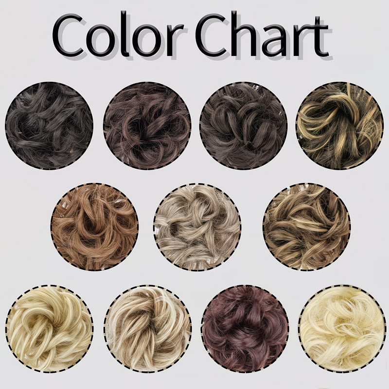 Синтетический небрежный пучок- – обзор и цена Claw Clip Messy Bun Hair Piece