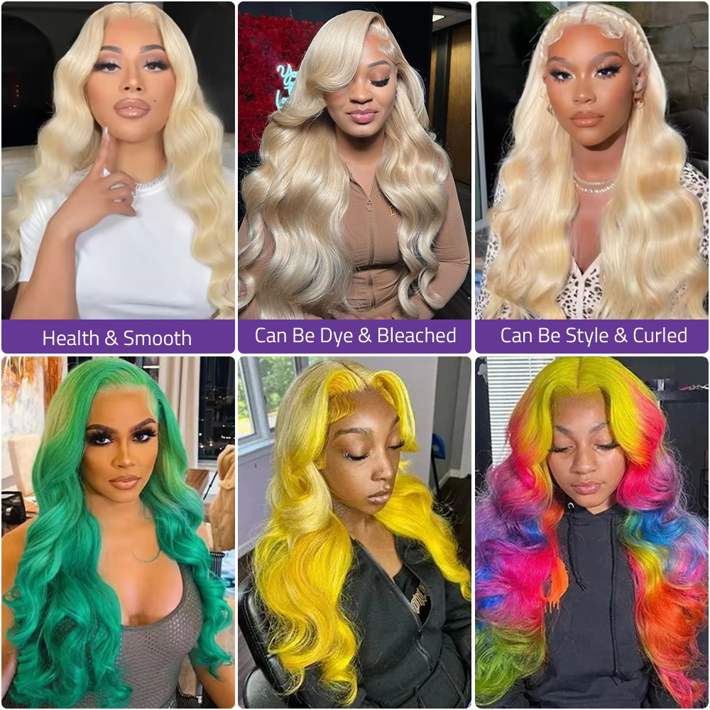 13x4, светлый оттенок 613, пар – обзор и цена 613 Blonde Body Wave Lace Front Wig