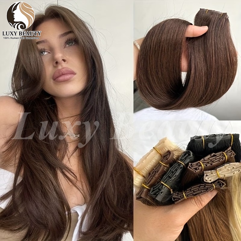 Натуральные прямые невидимые т – обзор и цена Invisible Tape In Extensions Real Hair
