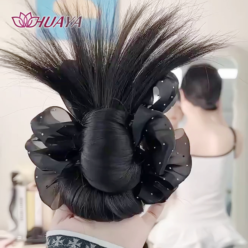 Синтетические зажимы для когте – обзор и цена Claw Clip Messy Bun Hair Piece