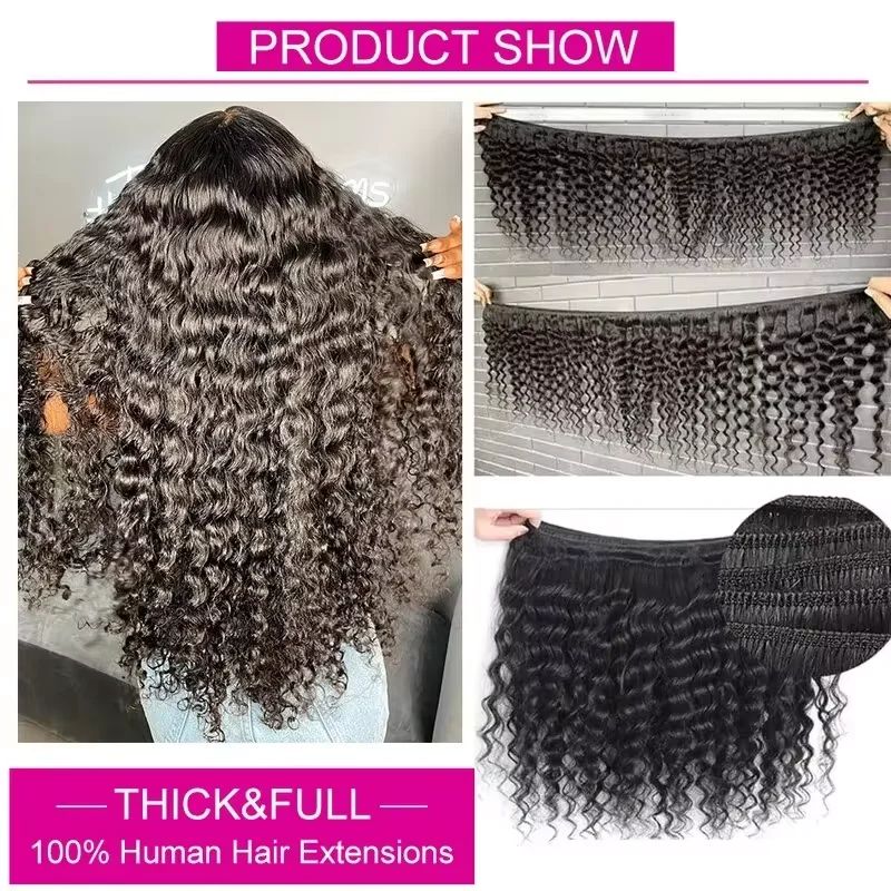 100% натуральные бразильские в – обзор и цена Deep Wave 3 Bundles With Closure
