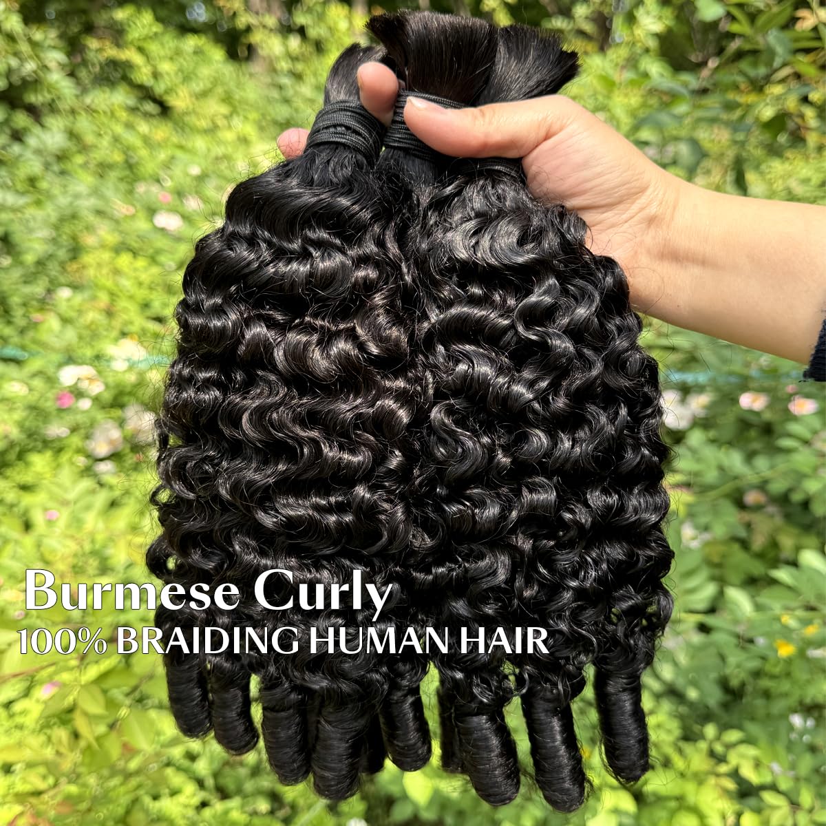 Натуральные волосы для плетени – обзор и цена Water Wave Bulk Human Hair For Braiding