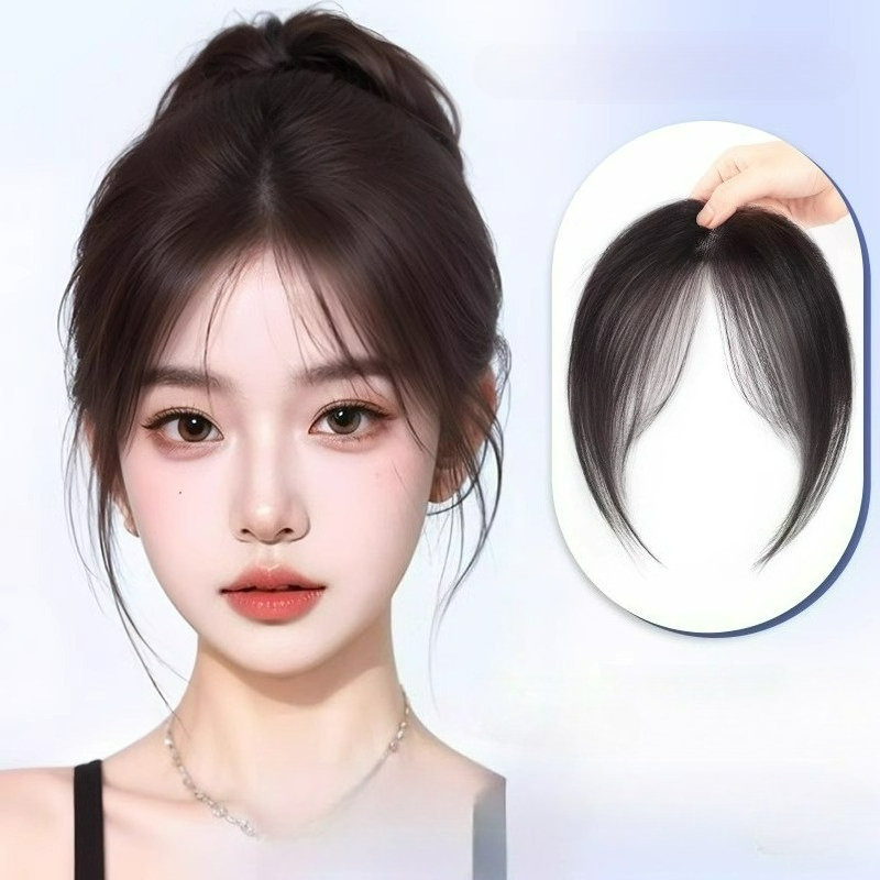 Ультралегкая челка из человече – обзор и цена Seamless Clip In Hair Extensions Human Hair