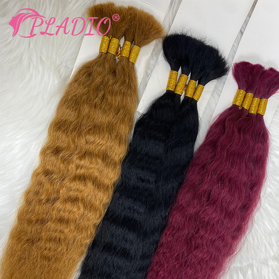 Натуральные волосы для плетени – обзор и цена Water Wave Bulk Human Hair For Braiding
