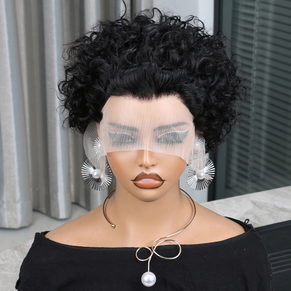Парик Pixie Cut из натуральных – обзор и цена Short Pixie Cut Wig Human Hair Cheap