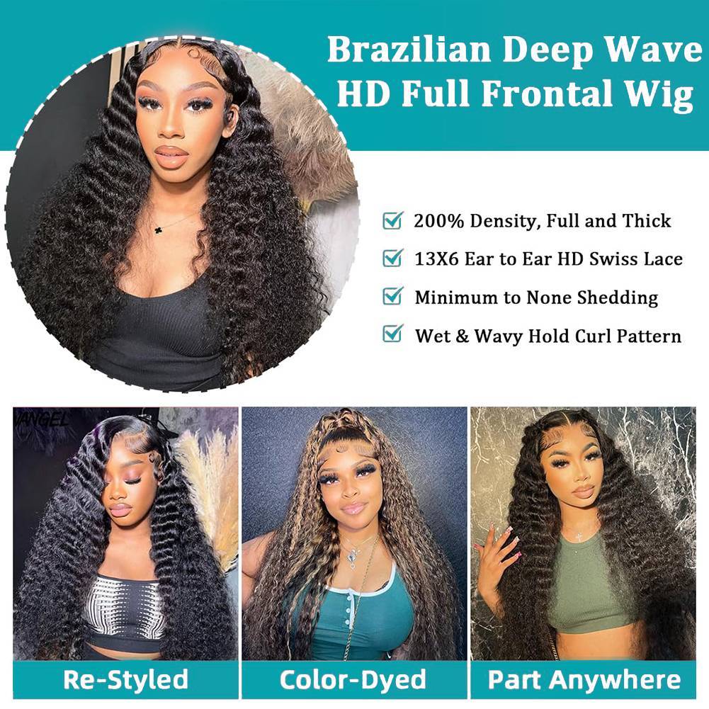 40 46 дюймов Глубокая волна 13 – обзор и цена Lace Front Wigs