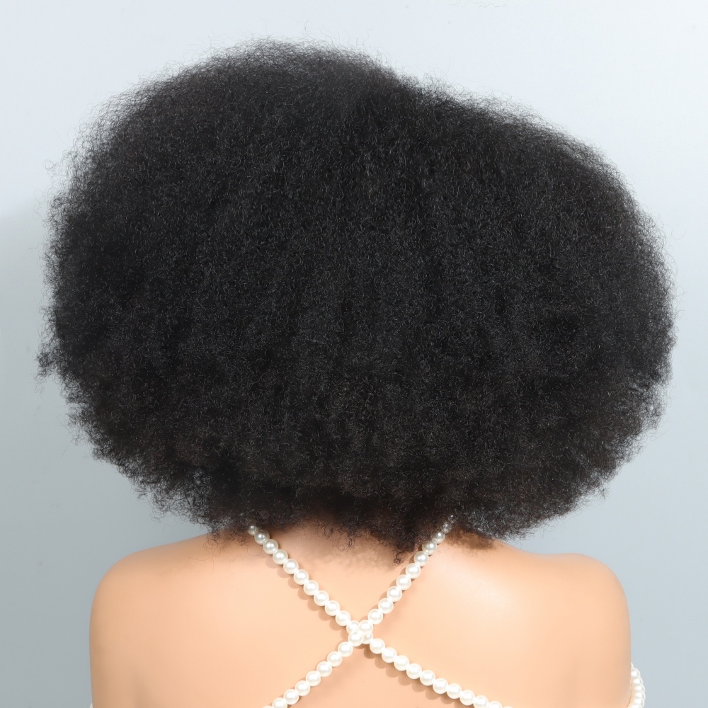 14-дюймовые афро-парики для че – обзор и цена Glueless Wear And Go Human Hair Wig