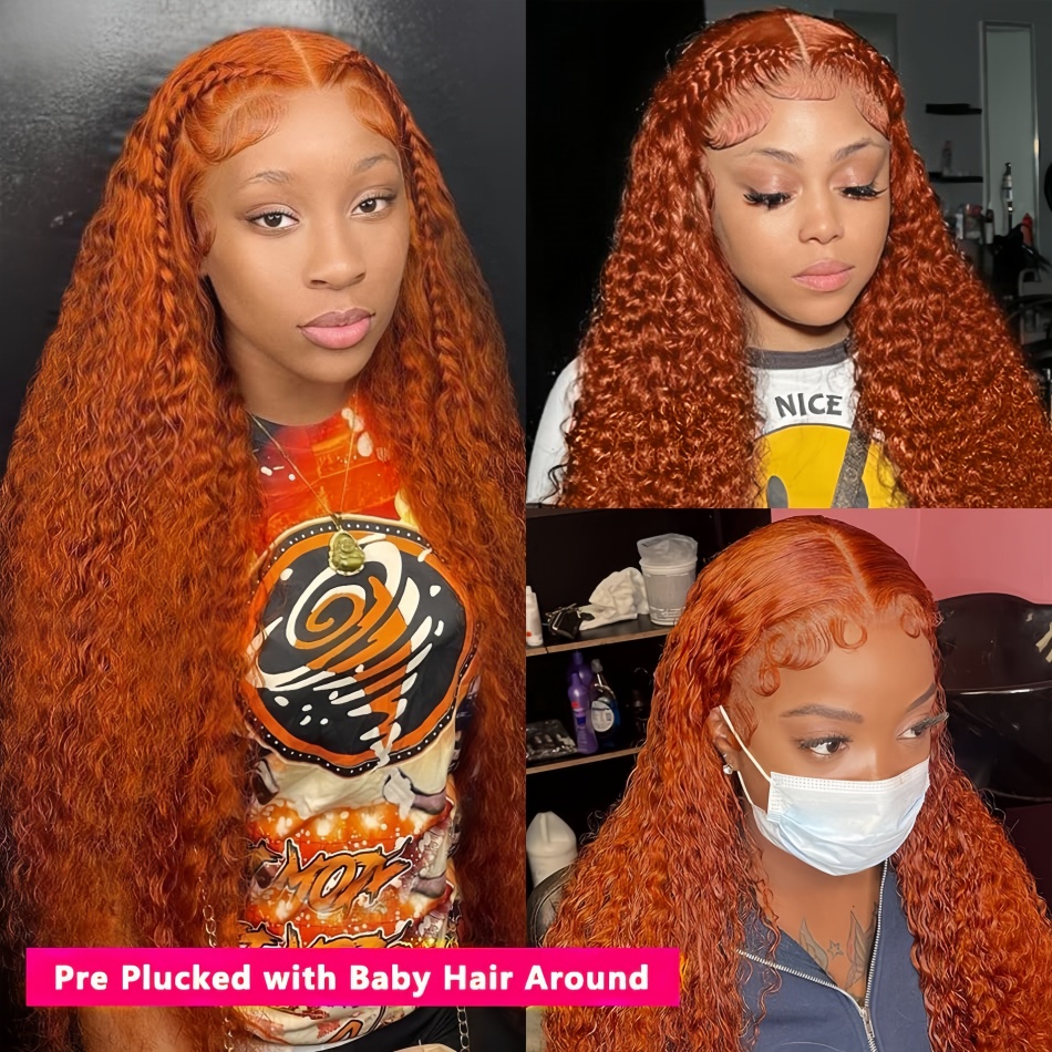 30-дюймовые оранжевые парики с – обзор и цена Lace Front Wigs